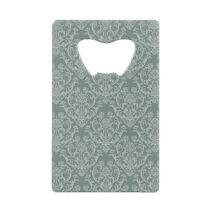 Papier peint floral vert