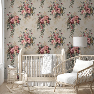 Papier Peint Floral vintage
