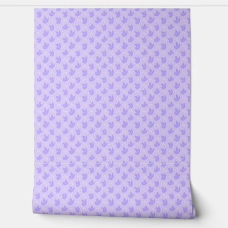 Papier Peint Floral Violet