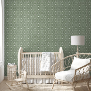 Papier Peint Fond d'écran Motif géométrique Sage Green