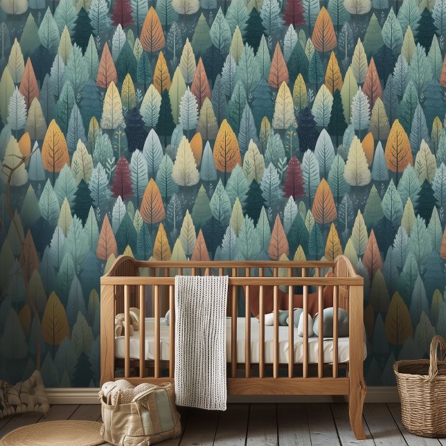 Papier Peint Forêt lunaire Salle pour les enfants (Créateur téléchargé)
