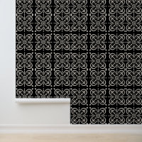 Formes géométriques noires et blanches