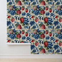 Fraise rouge et bleuté à la ferme