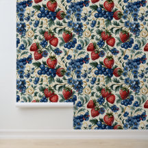 Fraise rouge et bleuté à la ferme