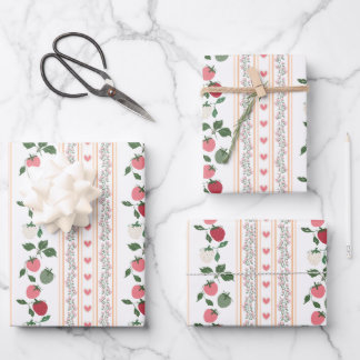 Papier peint fraise vintage - Greta