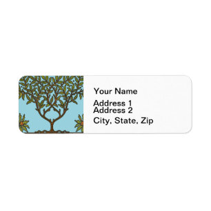 Papier peint frise d'arbre de William Morris