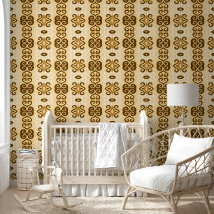 Papier Peint géométrique beige