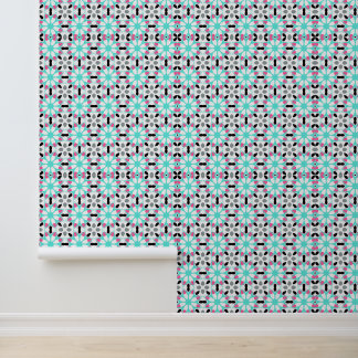 Papier Peint Géométrique florale moderne