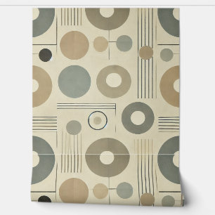 Papier peint géométrique minimaliste