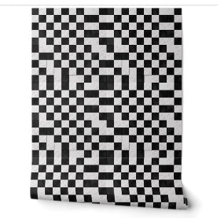 Papier Peint Géométrique monochrome moderne cercle embossé