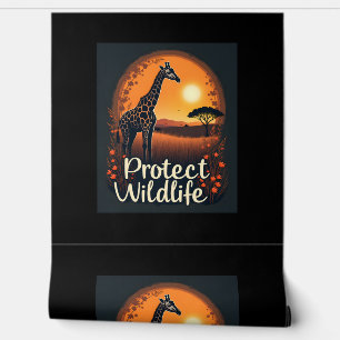 Papier Peint Girafe du Débardeur de la Savanna