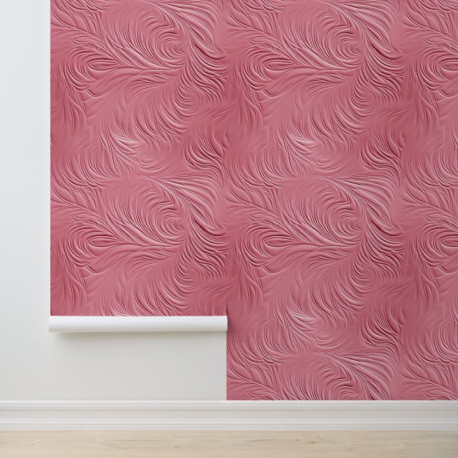 Papier Peint Girly Pink Chic Abstrait (Application)