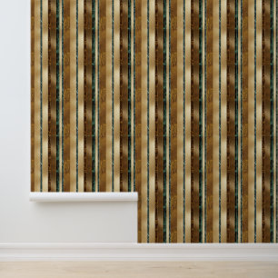 Papier Peint Gold Brown léopards animaux