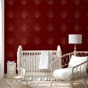 Papier Peint Golden Lily - luxe royal 1