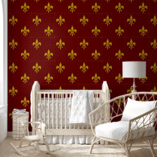 Papier Peint Golden Lily - luxe royal 2a