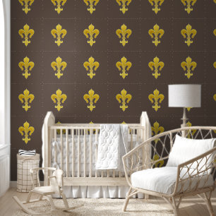 Papier Peint Golden Lily - luxe royal 4