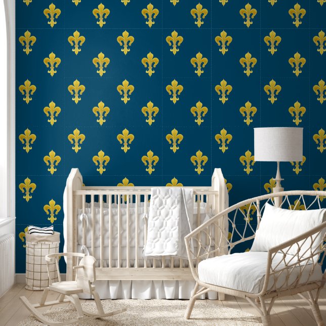 Papier Peint Golden Lily - luxe royal 4a (Enfants)