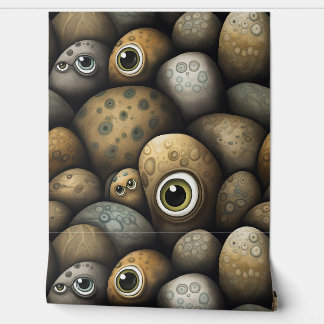 Papier Peint Googly Eyed Garden Botanical