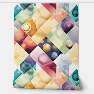 Papier Peint Gouttes Géométriques