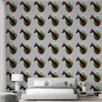 "Grâce tropicale : Giraffe Popout Art avec Hibiscu