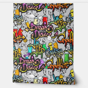 Papier Peint Graffiti Hip hop