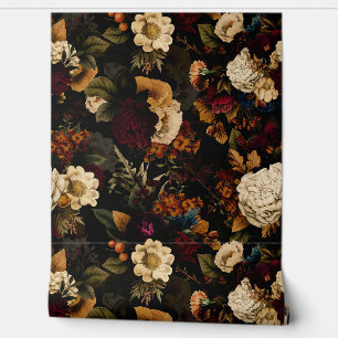 Papier Peint Grand Maximalisme millénaire Moody Florals Wallpa