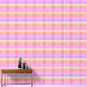 Papier Peint Grandes Colorées Rose Jaune Violet