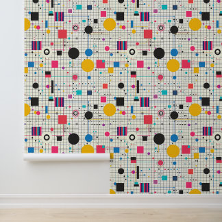 Papier Peint Gras Grille des années 1990