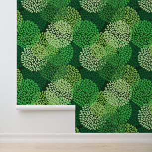 Papier Peint Green floral