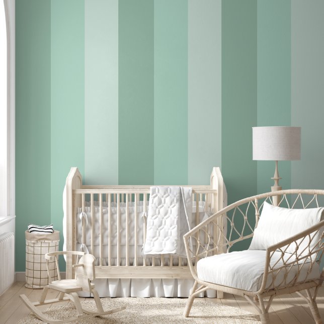 Papier Peint Green Ombre Striped (Enfants)