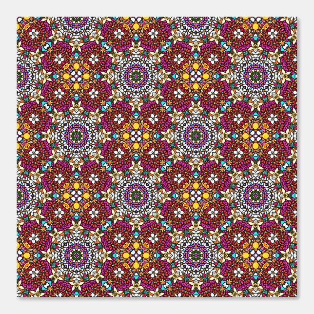 Papier Peint Groovy Heavenly Flower Power (Recto)