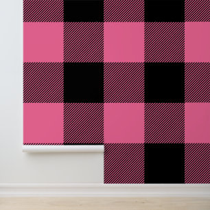 Papier Peint Gros buffle français rose et noir