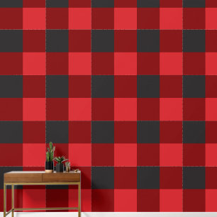 Papier Peint Gros Buffle rouge déposé