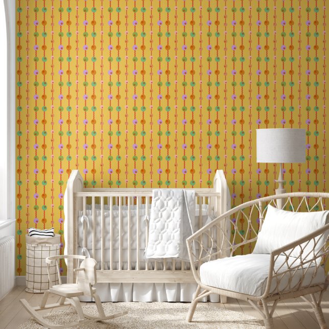 Papier Peint GTS de boules d'yeux perdues (Enfants)