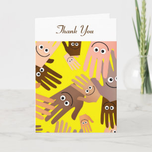 Papier peint Happy Hands, Merci