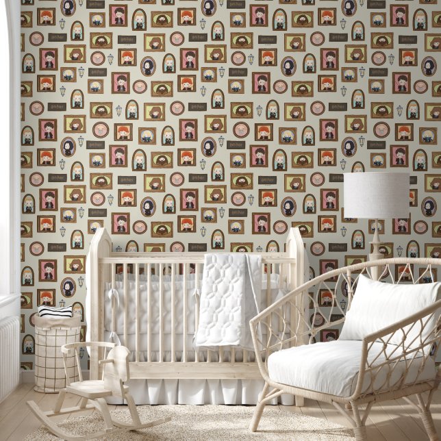 Papier Peint HARRY POTTER™ Chibi Image Frame Motif (Enfants)