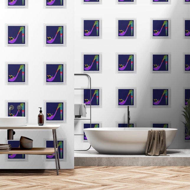 Papier Peint Haut talons mode (Salle de bain)