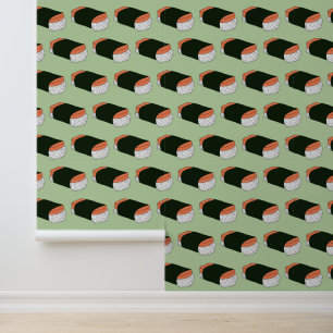 Papier Peint Hawaiian Musubi Sushi Motif alimentaire