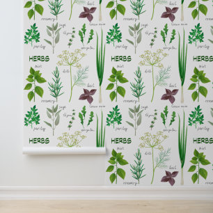 Papier Peint Herbes Herbes