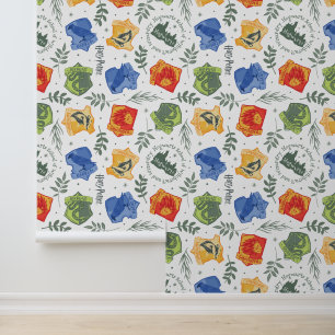 Papier Peint Herbologie Magique Motif Maisons HOGWARTS™