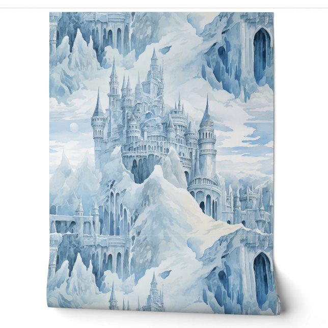 Papier Peint Hiver du royaume de l'Imaginaire de destination (Déroulement)
