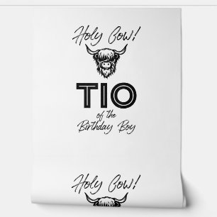 Papier Peint Holly Cow Tio Of The Birthday Boy Highland Cow 1st