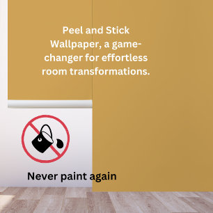 Papier Peint Honey Or Solid Simple Une Couleur Minimale