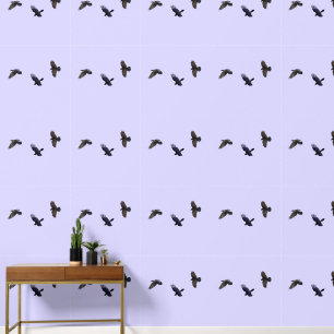 Papier Peint Horloge des ravens