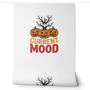 Papier Peint Humeur actuelle Halloween Citrouille Conception de