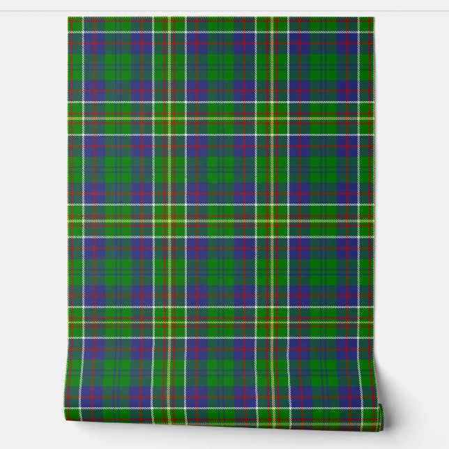 Papier Peint Hunter Tartan Plaid Clan écossais (Déroulement)