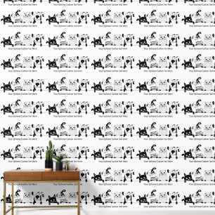 Papier Peint Illustration de jeux de texte personnalisés