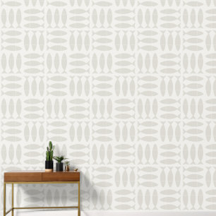Papier Peint Impression de bloc de poisson - Sardine monochrome