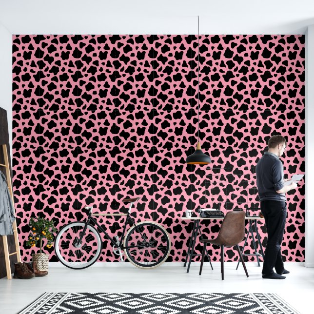 Papier Peint Impression Kitschy Black Rose (Salon)