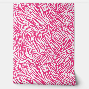 Papier Peint Impression moderne rose Zèbre